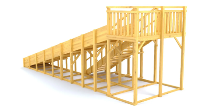 Зимняя горка Савушка Зима Wood 6, фото 3