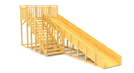 Зимняя горка Савушка Зима Wood 6, фото 1