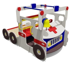 Песочный дворик Скорая помощь 05207 для детской площадки, фото 1 Песочный дворик Скорая помощь 05207 для детской площадки, фото 1