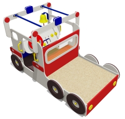 Песочный дворик Скорая помощь 05207 для детской площадки, фото 2 Песочный дворик Скорая помощь 05207 для детской площадки, фото 2