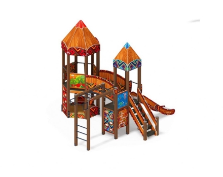 Детская игровая площадка Карандаши ДИК 2.26.03-01.С Н=1200, фото 2