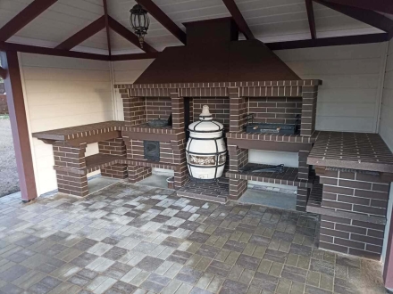 Печь Аристократ 832 Прямоугольный кирпич графитовый серый, фото 2