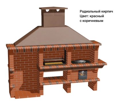 Печь Аристократ 832 Прямоугольный кирпич графитовый серый, фото 10