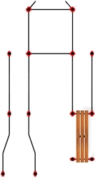 Воркаут ЛОВ 89 красный ВТ 101.13-01, фото 5