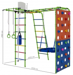 ДСК &quot;Формула здоровья&quot; &quot;Street 2&quot; салатовый радуга, фото 2