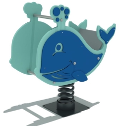 Качалка на пружине КНП Кит для детской площадки Качалка на пружине КНП Кит для детской площадки