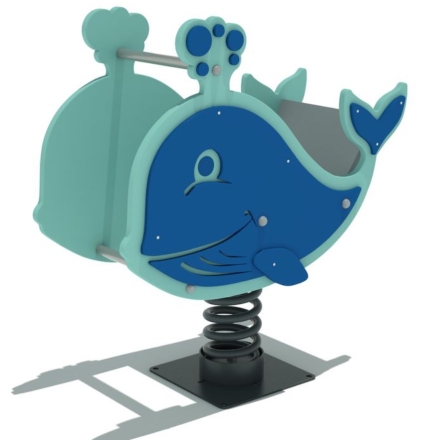 Качалка на пружине КНП Кит для детской площадки, фото 1