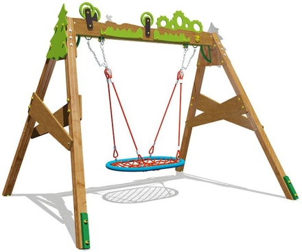 Качели-гнездо Лес 04804 для детской площадки, фото 2