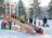 Зимняя горка "IgraGrad Snow Fox", скат 5 м с ограждением