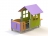 МФ 5.252 Домик с внешними столиком и скамейкой