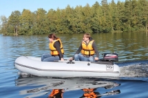 Моторная лодка ПВХ Фрегат 300 ЕК Серый Моторная лодка ПВХ Фрегат 300 ЕК Серый