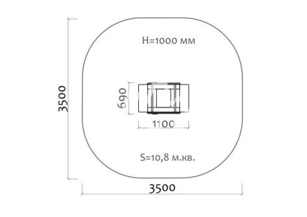Качели-балансир на пружине Акула 04509 для детской площадки, фото 4