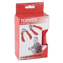 Эспандер кистевой "TORRES", пара, металлическая пружина, эргономичные ручки, цвет красный