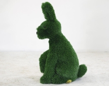 Топиари заяц Трини, h=80 см - газон Deluxe Green