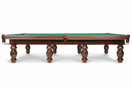 Бильярдный стол - Омега 10 Футов, Русская пирамида, Сланец Orero 40 мм, лузы с сеткой, фото 4