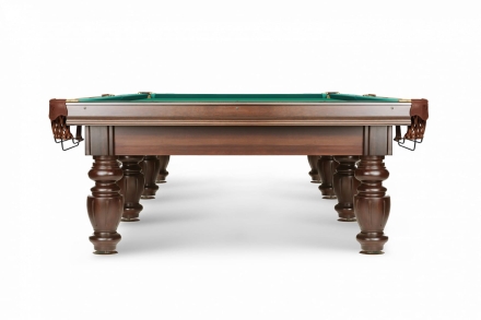 Бильярдный стол - Омега 10 Футов, Русская пирамида, Сланец Orero 40 мм, лузы с сеткой, фото 6