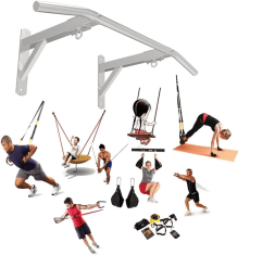 Турник настенный прямой нерж.сталь, фото 5 Турник настенный прямой нерж.сталь, фото 5