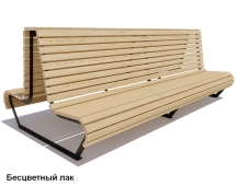 Скамейка уличная Геленджик, Сосна 2 м Скамейка уличная Геленджик, Сосна 2 м