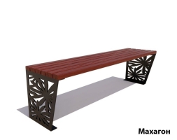 Банкетка Ромашка, Сосна 1,8 м, фото 4