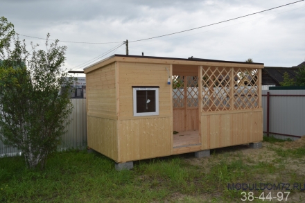 Беседка с летней кухней 5х2,45м, фото 5