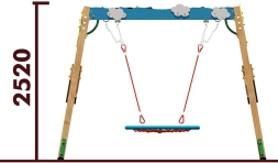 Качели-гнездо День-ночь 04806 для детской площадки, фото 3 Качели-гнездо День-ночь 04806 для детской площадки, фото 3