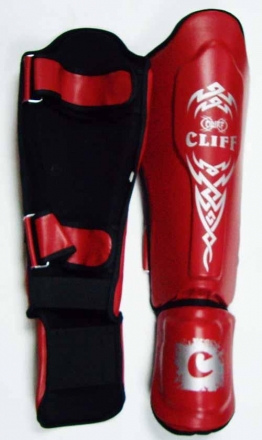 Защита голень-стопа ULI-7023 (FLEX) красная р.L, фото 1