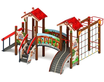 Детская игровая площадка Н 900 ДИК 1.05.01-26, фото 3