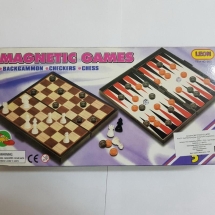 Нарды + Шахматы + Шашки магнитные большие
