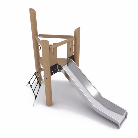 Комплекс для лазания Вышка пожарного с горкой мини, фото 2