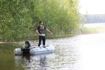 Моторная лодка ПВХ Фрегат 320 ЕК Серый Моторная лодка ПВХ Фрегат 320 ЕК Серый