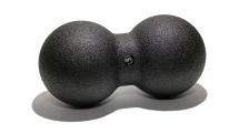 Шар массажный сдвоенный 24 х 12 см черный