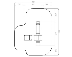Детская игровая площадка Н 900 ДИК 1.05.01-25, фото 4