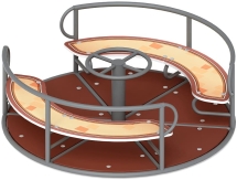 Карусель с рулем (Замок) - ИО 30.01.04-01.И1