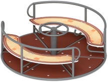 Карусель с рулем (Замок) - ИО 30.01.04-01.И1