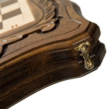 Шахматы резные с Араратом, ручкой и ложементом 40, Haleyan