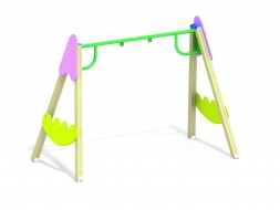 ДИО 1.04 Деревянные качели (подвес в комплект не входит), фото 1