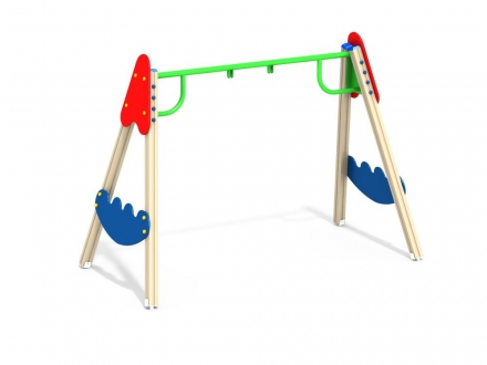 ДИО 1.04 Деревянные качели (подвес в комплект не входит), фото 2