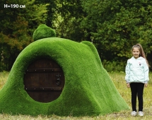 Топиари дом Сказочный, h=110 см - газон Deluxe