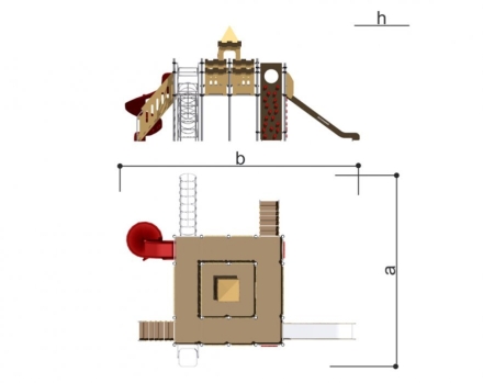 Крепость-мини Romana 101.99.00, фото 3