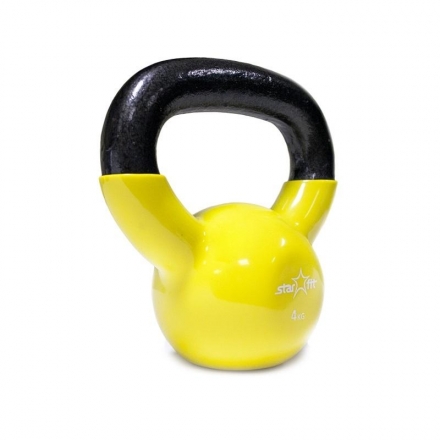 Гиря чугунная обрезиненная 4кг, фото 1