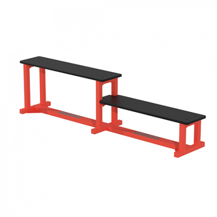 Горизонтальная гимнастическая скамья для норм ГТО S61 IronKing, фото 1