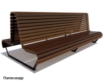 Скамейка уличная Геленджик, Лиственница 2 м