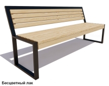 Скамейка парковая Вокзал, Лиственница 1,8 м Скамейка парковая Вокзал, Лиственница 1,8 м