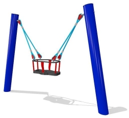 Качели 04032 с подвесом металлические для детской площадки, фото 1 Качели 04032 с подвесом металлические для детской площадки, фото 1