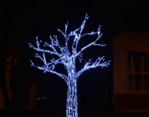 Световая фигура Дерево из алюминия t003 Световая фигура Дерево из алюминия t003