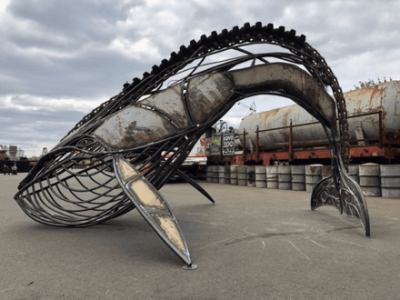 Декоративная скульптура Кит, фото 1