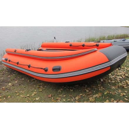 Лодка ПВХ REEF 390F НДНД надувная под мотор, фото 3