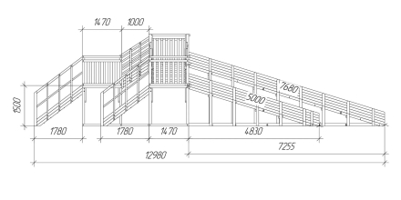Зимняя горка Савушка Зима Wood 7/5 (без окрашивания), фото 6