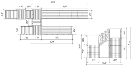 Зимняя горка Савушка Зима Wood 7/5 (без окрашивания), фото 7