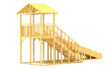 Зимняя горка Савушка Зима Wood 6/1